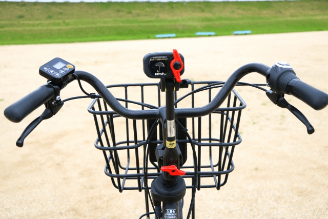電動自転車のハンドルアップ