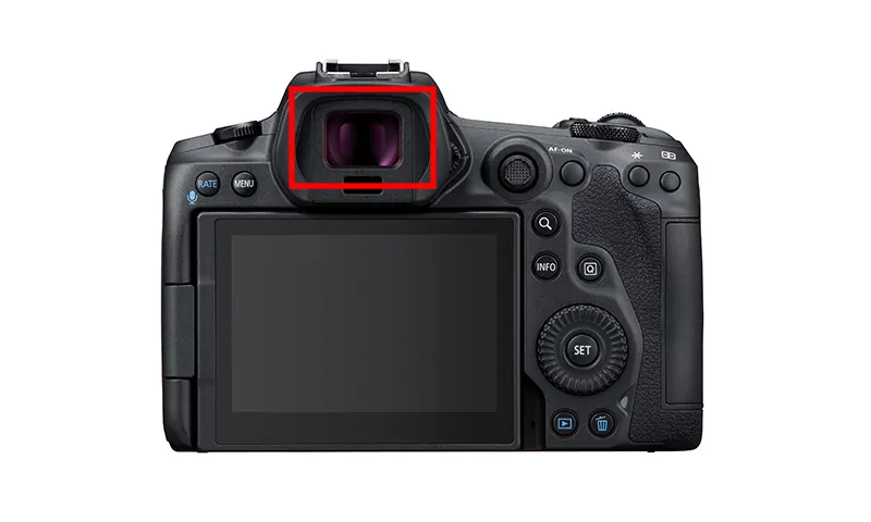 ファインダーとは、カメラ上部にある撮影範囲を確認するための部分