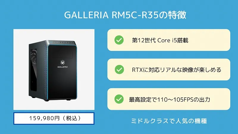 GALLERIA RM5C-R35