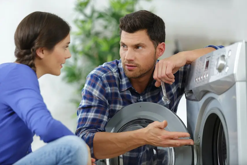 ドラム洗濯機と夫婦